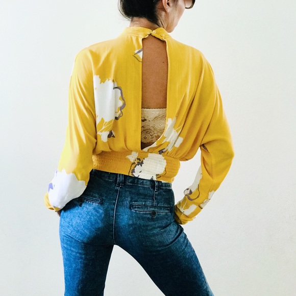 Free people long sleeve blouse size XS - Picture 3 of 5